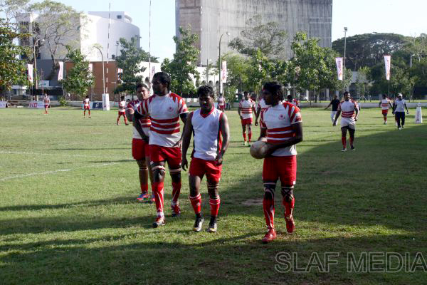The Sri
Lanka Air Force Rugerittes defeated the CH & FC team