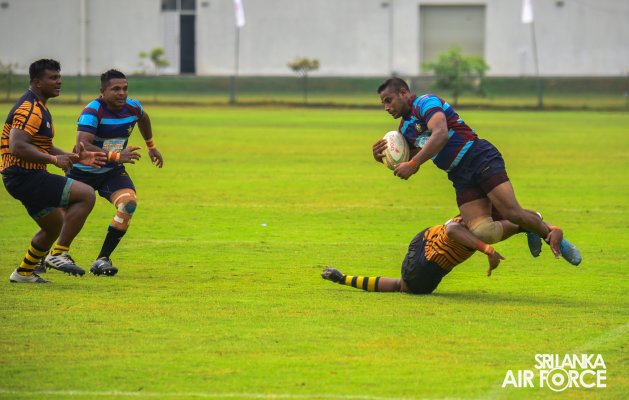 SLAF RUGBY PINS DOWN ARMY AT RATHMALANA
