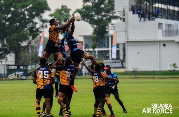 SLAF RUGBY PINS DOWN ARMY AT RATHMALANA