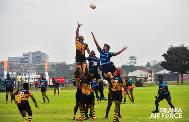 SLAF RUGBY PINS DOWN ARMY AT RATHMALANA