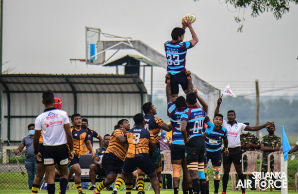 SLAF RUGBY PINS DOWN ARMY AT RATHMALANA