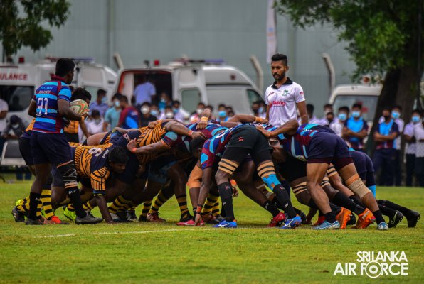 SLAF RUGBY PINS DOWN ARMY AT RATHMALANA