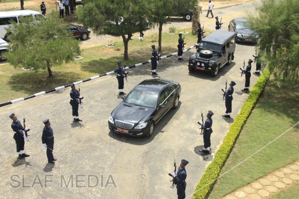President Mahinda Rajapakse Inaugurates Batticaloa Airfield Project