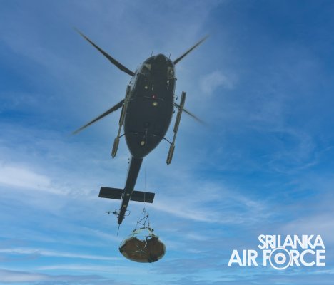 SLAF SUCCESSFULLY PLACES FINIAL ON TOP OF THE SANDAHIRU SEYA