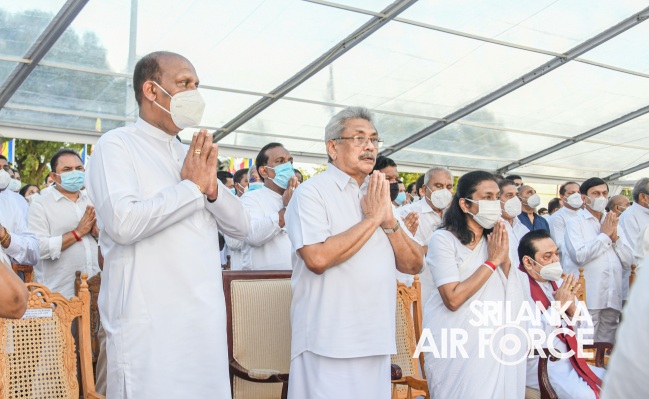 SANDAHIRUSEYA VESTED WITH MAHA SANGHA
