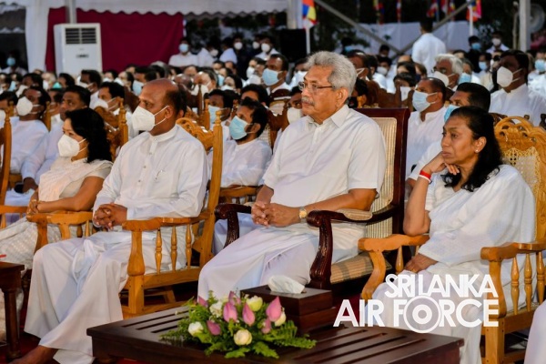 SANDAHIRUSEYA VESTED WITH MAHA SANGHA