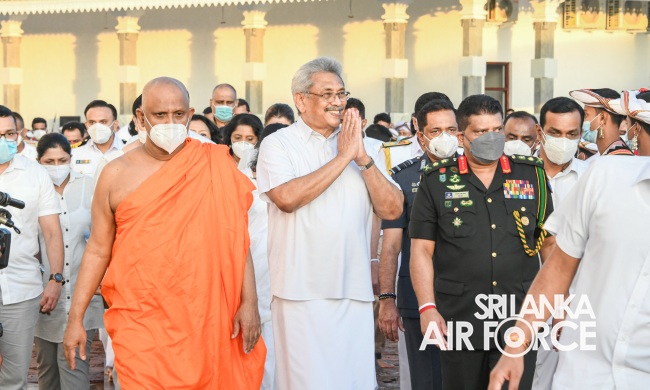 SANDAHIRUSEYA VESTED WITH MAHA SANGHA