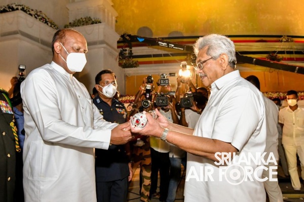 SANDAHIRUSEYA VESTED WITH MAHA SANGHA