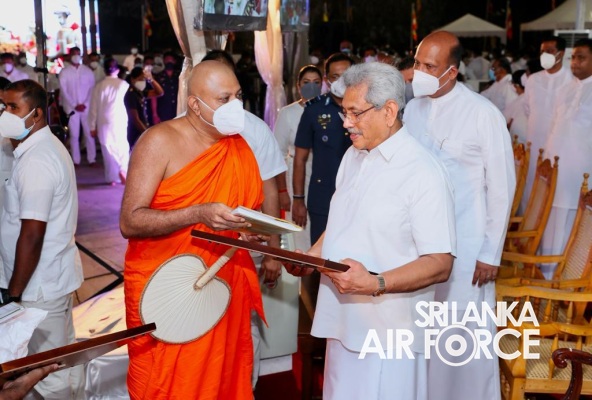SANDAHIRUSEYA VESTED WITH MAHA SANGHA