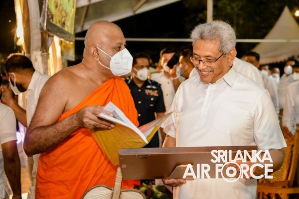 SANDAHIRUSEYA VESTED WITH MAHA SANGHA