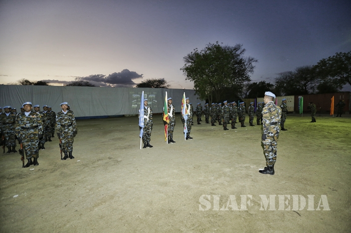 Medal Awarding Ceremony of Sri Lanka Aviation Contingent - UNMISS