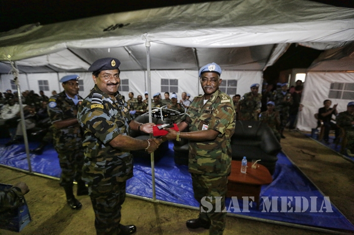 Medal Awarding Ceremony of Sri Lanka Aviation Contingent - UNMISS