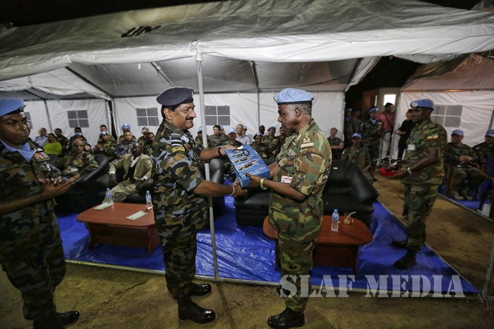 Medal Awarding Ceremony of Sri Lanka Aviation Contingent - UNMISS