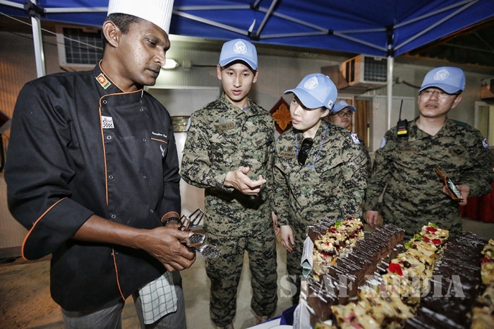 Medal Awarding Ceremony of Sri Lanka Aviation Contingent - UNMISS