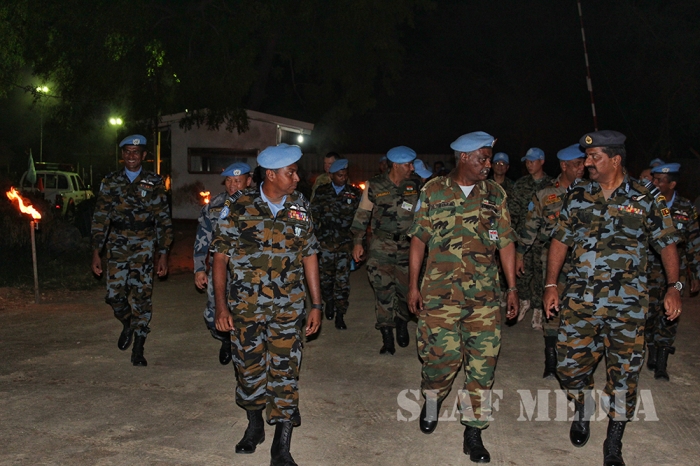 Medal Awarding Ceremony of Sri Lanka Aviation Contingent - UNMISS