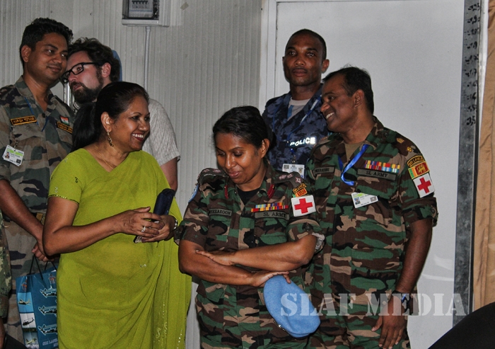 Medal Awarding Ceremony of Sri Lanka Aviation Contingent - UNMISS