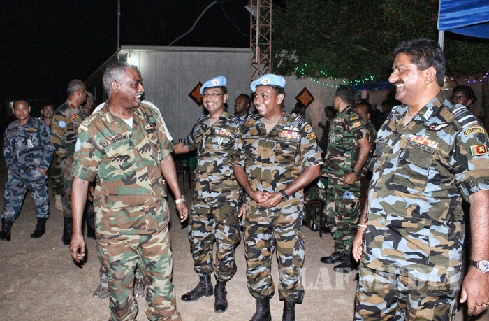 Medal Awarding Ceremony of Sri Lanka Aviation Contingent - UNMISS