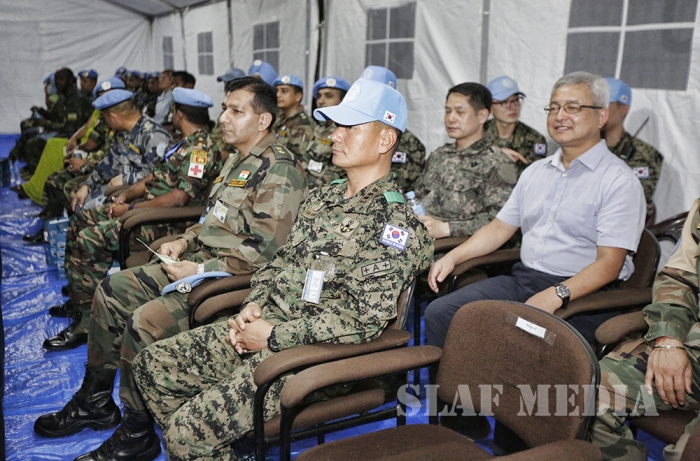 Medal Awarding Ceremony of Sri Lanka Aviation Contingent - UNMISS