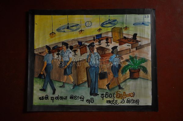 “Saving Electricity” Poster Competition At SLAF Base Katunayake