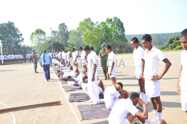 Air Wing School Cadets Assessment Camp at SLAF Diyathalawa