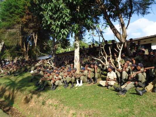 Air Wing School Cadets Assessment Camp at SLAF Diyathalawa