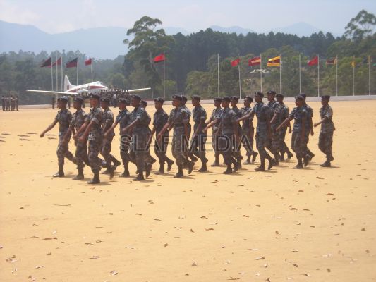 Air Wing School Cadets Assessment Camp at SLAF Diyathalawa