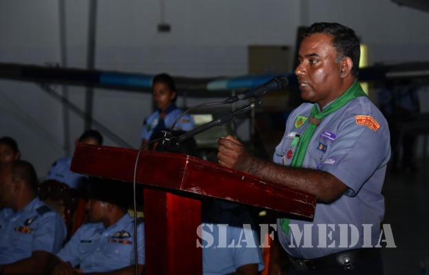 Air Scout Badge Awarding Ceremony at SLAF Base Rathmalana
