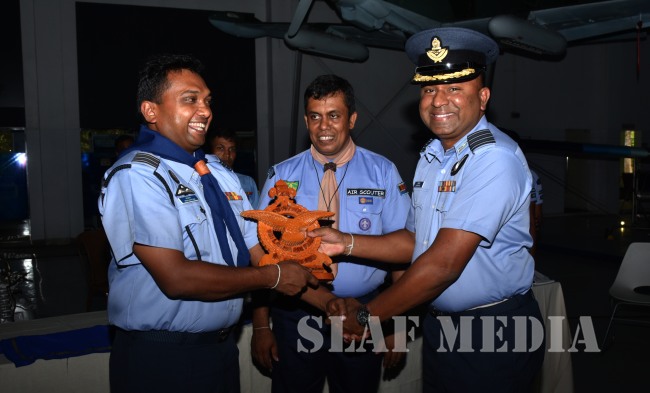 Air Scout Badge Awarding Ceremony at SLAF Base Rathmalana