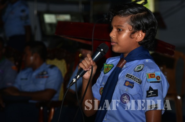 Air Scout Badge Awarding Ceremony at SLAF Base Rathmalana