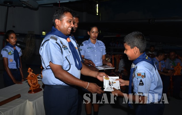 Air Scout Badge Awarding Ceremony at SLAF Base Rathmalana