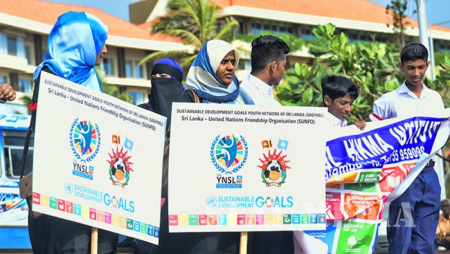 SLAF Participation For Creation Of The World’s Longest SDGs Banner
