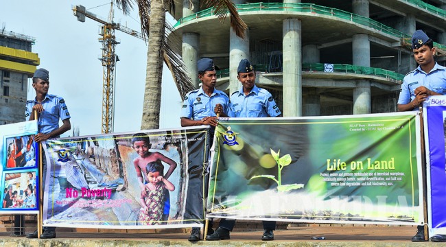 SLAF Participation For Creation Of The World’s Longest SDGs Banner