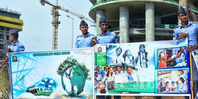 SLAF Participation For Creation Of The World’s Longest SDGs Banner