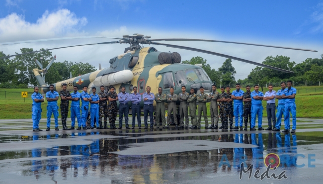 SLAF CONDUCTS FOURTH AERIAL SEED BOMBING OPERATION