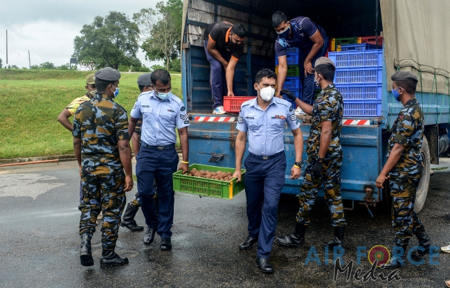 SLAF CONDUCTS FOURTH AERIAL SEED BOMBING OPERATION