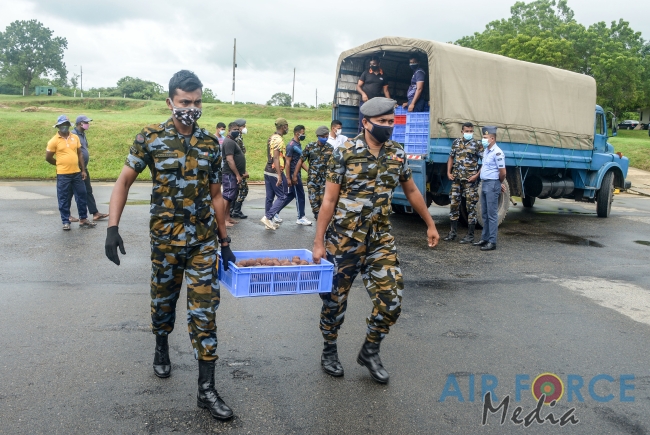 SLAF CONDUCTS FOURTH AERIAL SEED BOMBING OPERATION