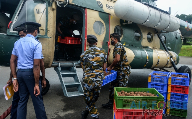 SLAF CONDUCTS FOURTH AERIAL SEED BOMBING OPERATION
