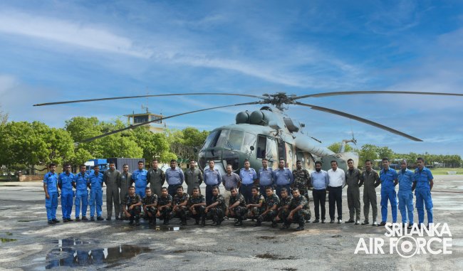 SLAF EXECUTES FIFTH AERIAL SEED BOMBING MISSION