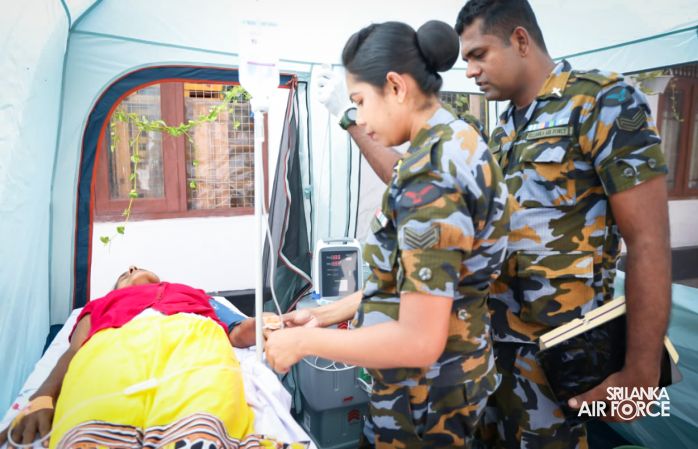 AROGYA MAITRI BHISHM CUBE PROVIDES CRITICAL MEDICAL SUPPORT IN FLOOD-AFFECTED AREAS