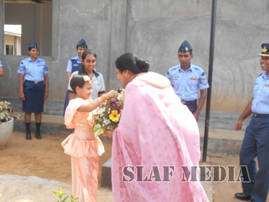 SLAF Seva Vanitha Unit Chairperson Visits SLAF Seva Vanitha Garment Factory