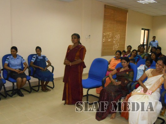 SLAF Seva Vanitha Unit Chairperson Visits SLAF Seva Vanitha Garment Factory