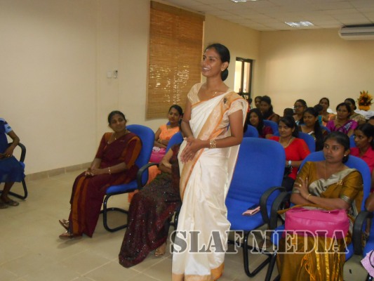 SLAF Seva Vanitha Unit Chairperson Visits SLAF Seva Vanitha Garment Factory