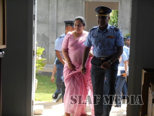 SLAF Seva Vanitha Unit Chairperson Visits SLAF Seva Vanitha Garment Factory