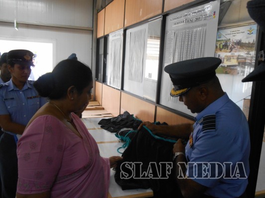 SLAF Seva Vanitha Unit Chairperson Visits SLAF Seva Vanitha Garment Factory