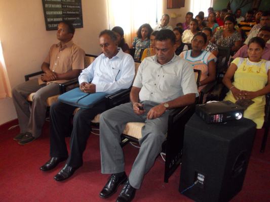 Lecture by Prof. Sarath Wijesuriya at Slaf Stn Katukurunda