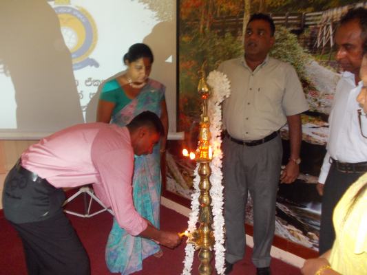 Lecture by Prof. Sarath Wijesuriya at Slaf Stn Katukurunda