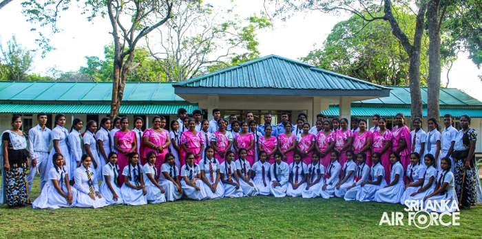 SLAF STATION SIGIRIYA CONDUCTS HOSPITALITY TRAINING PROGRAM FOR THAMBUTHTHEGAMA STUDENTS