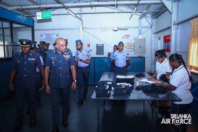 ANNUAL COMMANDER’S INSPECTION AT SLAF STATION SIGIRIYA