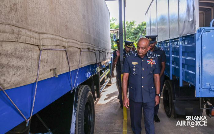 ANNUAL COMMANDER’S INSPECTION AT SLAF STATION SIGIRIYA