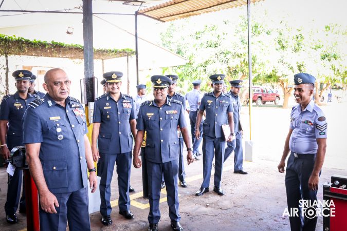 ANNUAL COMMANDER’S INSPECTION AT SLAF STATION SIGIRIYA